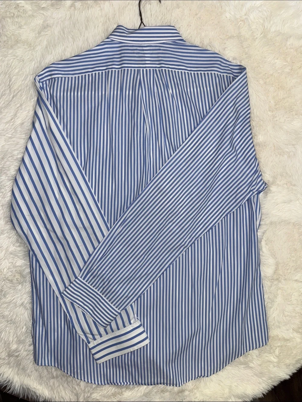Polo by Ralph Lauren Blue & White Striped Button-Down Shirt